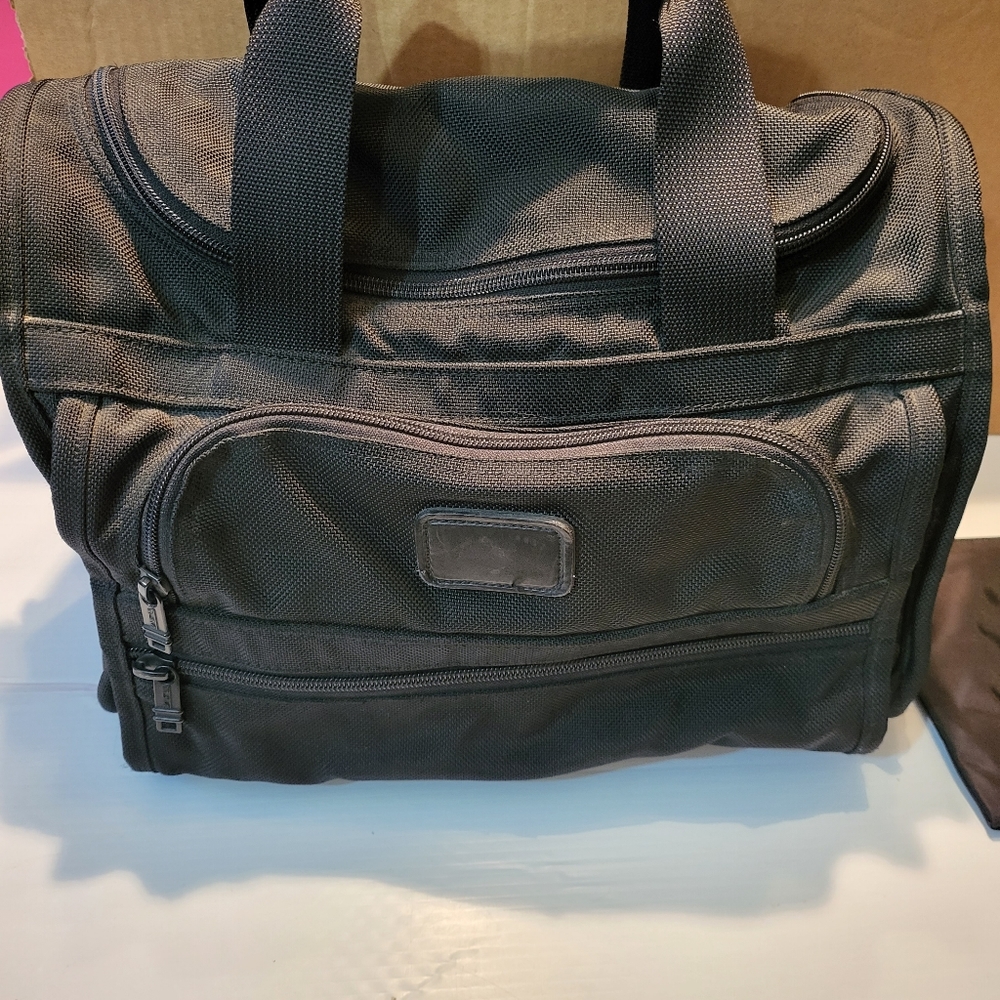 Tumi Black Ballistic Nylon Carry On Weekender Soft Du… Gem